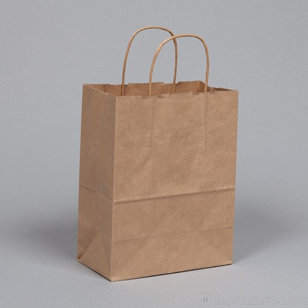 Natural Kraft Paper Shopping Bags w